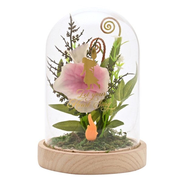Campana de cristal decorativa iluminada Vaiana - Disney Pastel Princesse