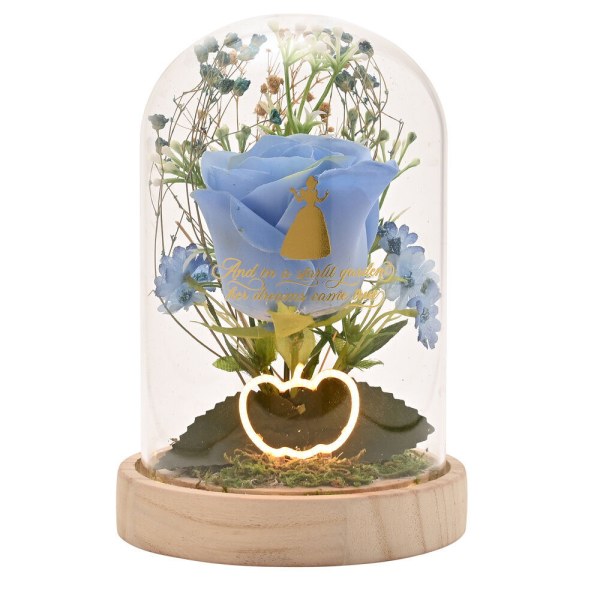 Campana de cristal decorativa iluminada Cenicienta - Disney Pastel Princess