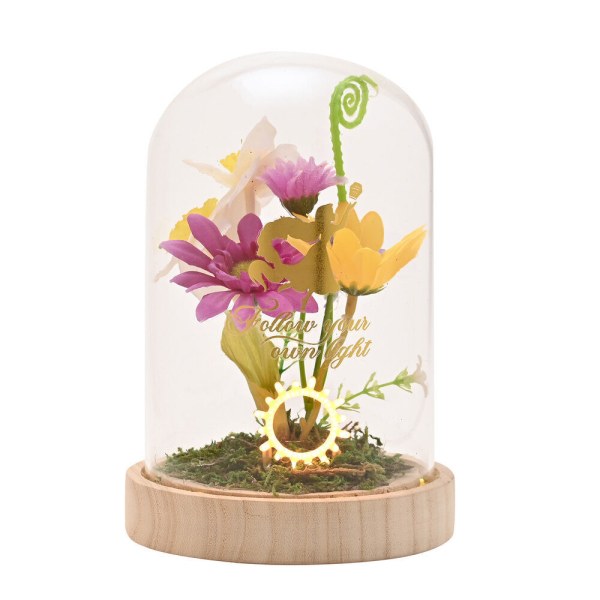 Campana de cristal decorativa iluminada de Enredados - Disney Pastel Princess