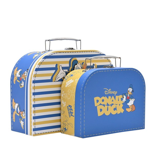Juego de 2 cajas de almacenamiento para maletas de Disney Donald