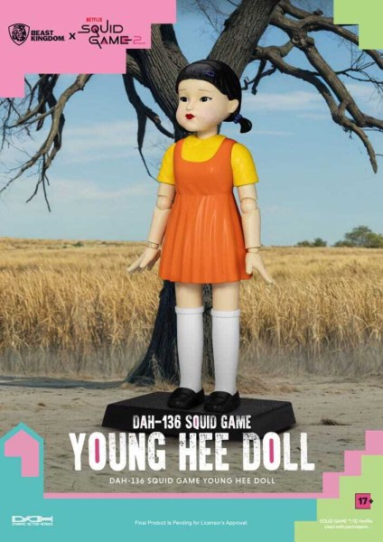 Figura con sonido de Juego del Calamar Young Hee Doll 30 cm
