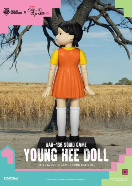 Figura con sonido de Juego del Calamar Young Hee Doll 30 cm