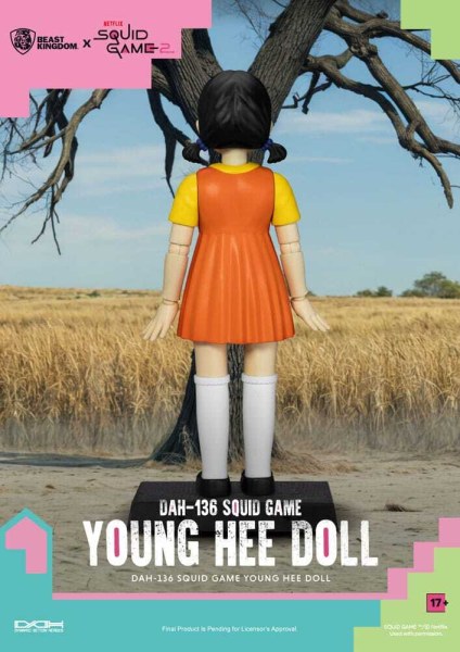 Figura con sonido de Juego del Calamar Young Hee Doll 30 cm