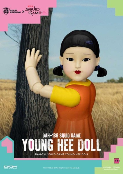 Figura con sonido de Juego del Calamar Young Hee Doll 30 cm