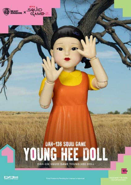 Figura con sonido de Juego del Calamar Young Hee Doll 30 cm