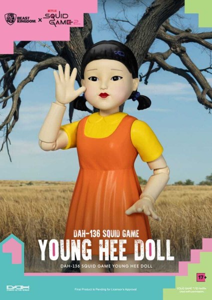 Figura con sonido de Juego del Calamar Young Hee Doll 30 cm
