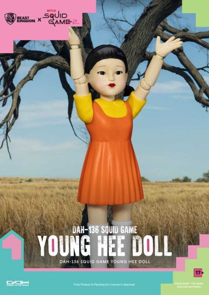 Figura con sonido de Juego del Calamar Young Hee Doll 30 cm