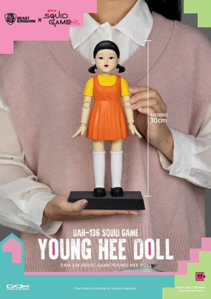 Figura con sonido de Juego del Calamar Young Hee Doll 30 cm