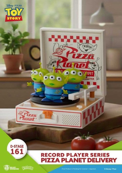 Figura de PVC de 12 cm de la serie Toy Story Record Player con entrega en Pizza Planet