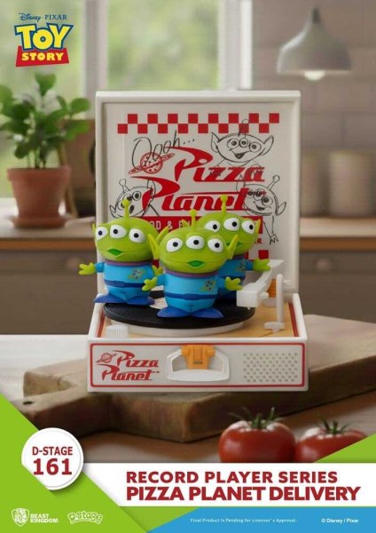 Figura de PVC de 12 cm de la serie Toy Story Record Player con entrega en Pizza Planet