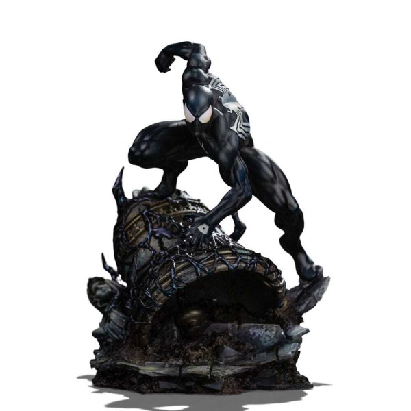 Art Scale Hombre Araña Disfraz negro 20 cm - Iron Studios Marvel
