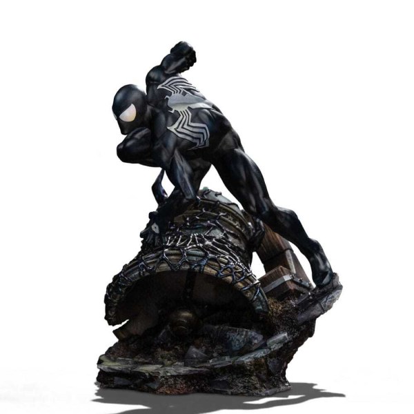 Art Scale Hombre Araña Disfraz negro 20 cm - Iron Studios Marvel