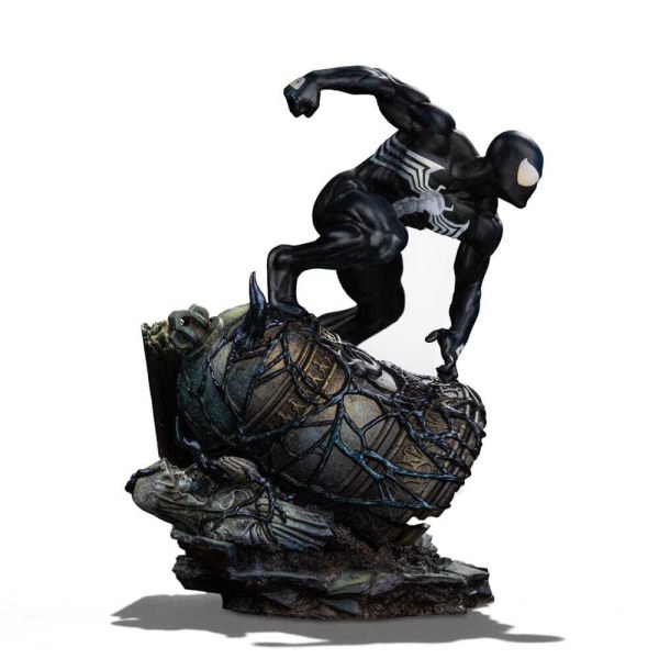 Art Scale Hombre Araña Disfraz negro 20 cm - Iron Studios Marvel