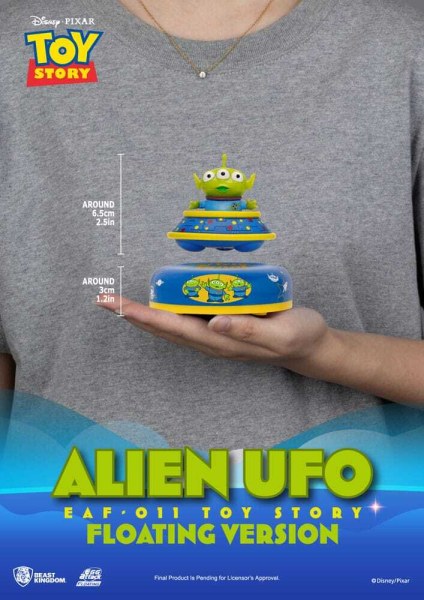 Diorama de Toy Story : OVNI alienígena con ataque de huevo flotante, versión 6 cm