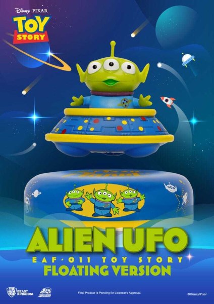 Diorama de Toy Story : OVNI alienígena con ataque de huevo flotante, versión 6 cm