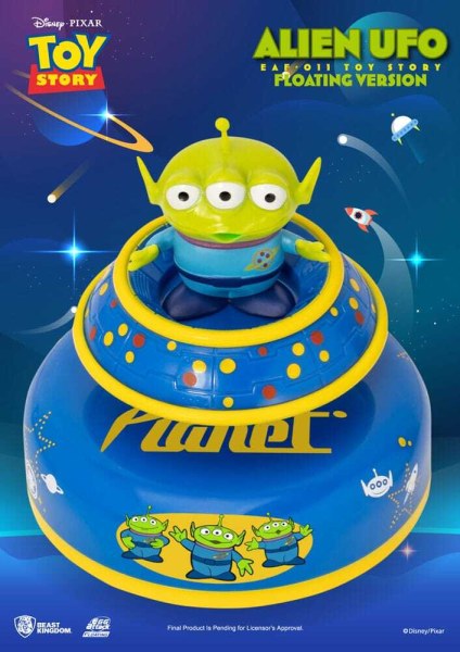 Diorama de Toy Story : OVNI alienígena con ataque de huevo flotante, versión 6 cm