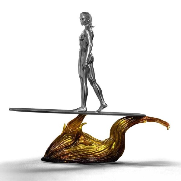 Art Scale Silver Surfer 27cm - Iron Studios : Los Cuatro Fantásticos