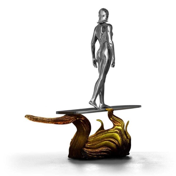 Art Scale Silver Surfer 27cm - Iron Studios : Los Cuatro Fantásticos
