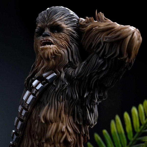 Art Scale Chewbacca y Tokkat 22cm - Iron Studios Star Wars Episodio VI