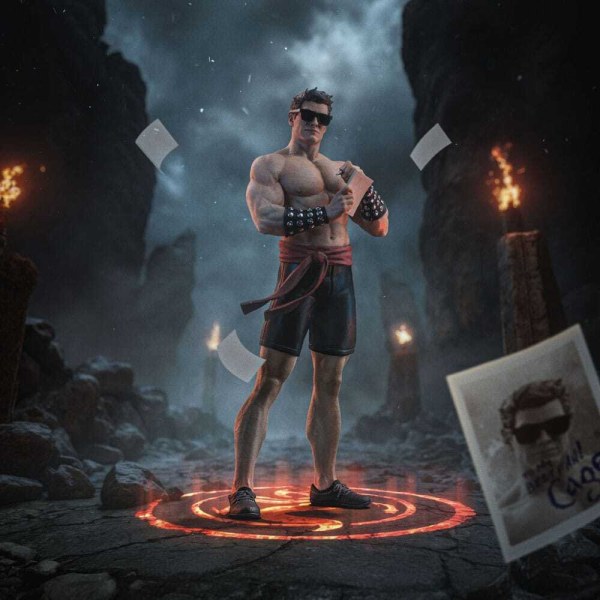 Art Scale Johnny Cage 24 cm - Iron Studios Mortal Kombat
