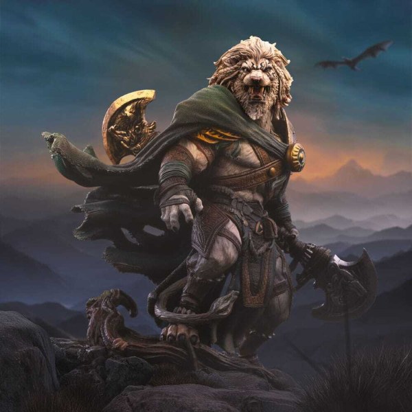 Art Scale Ajani Goldmane (26 cm) - Iron Studios Magic: The Gathering