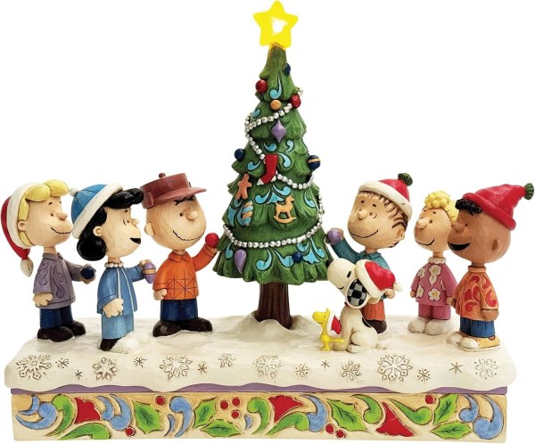 O Árbol de Navidad : Figura musical Navidad LED Charlie Brown y Amigos - Peanuts