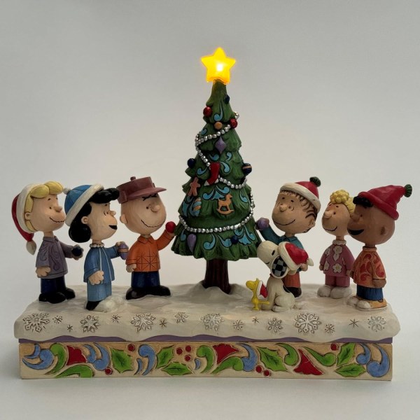 O Árbol de Navidad : Figura musical Navidad LED Charlie Brown y Amigos - Peanuts