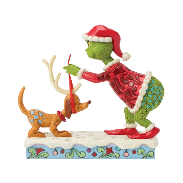 El Grinch atando astas - JIM SHORE GRINCH