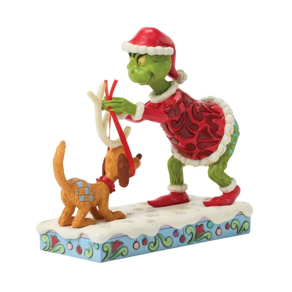 El Grinch atando astas - JIM SHORE GRINCH