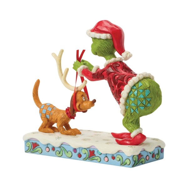 El Grinch atando astas - JIM SHORE GRINCH