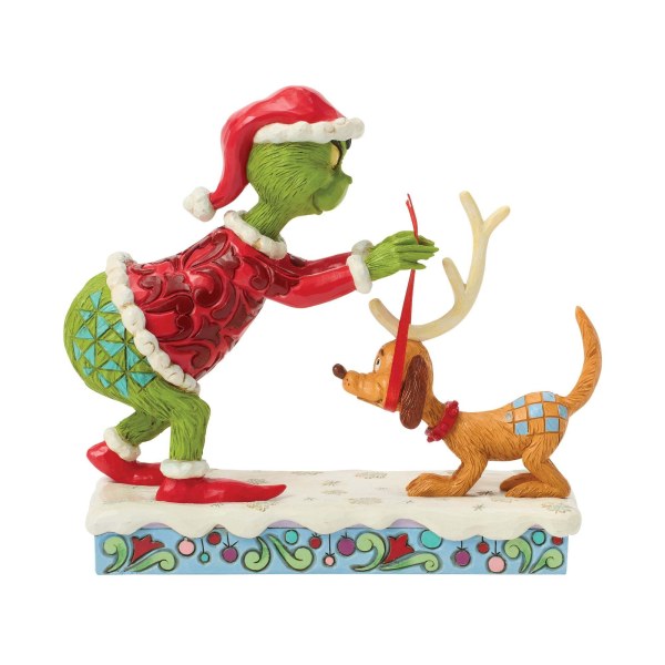 El Grinch atando astas - JIM SHORE GRINCH