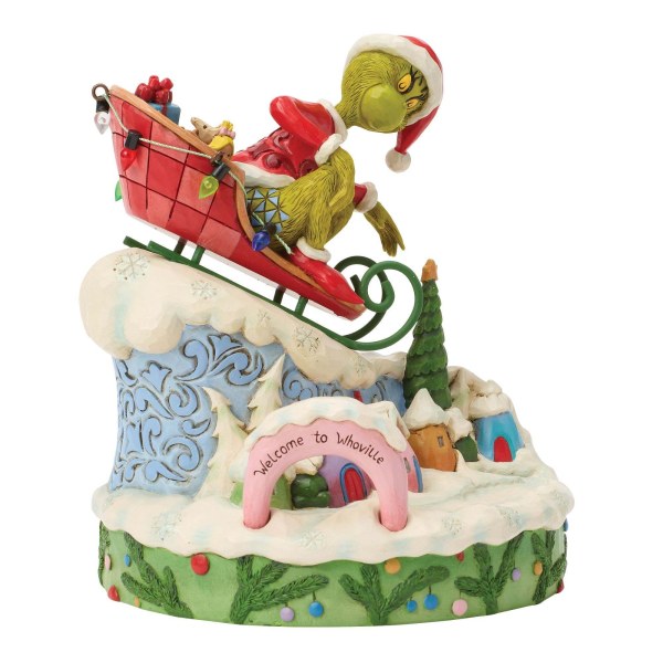 El Grinch en un trineo - JIM SHORE GRINCH