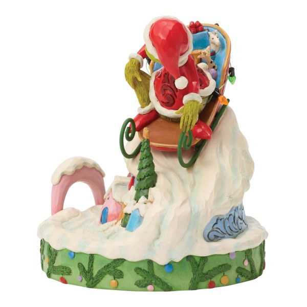 El Grinch en un trineo - JIM SHORE GRINCH