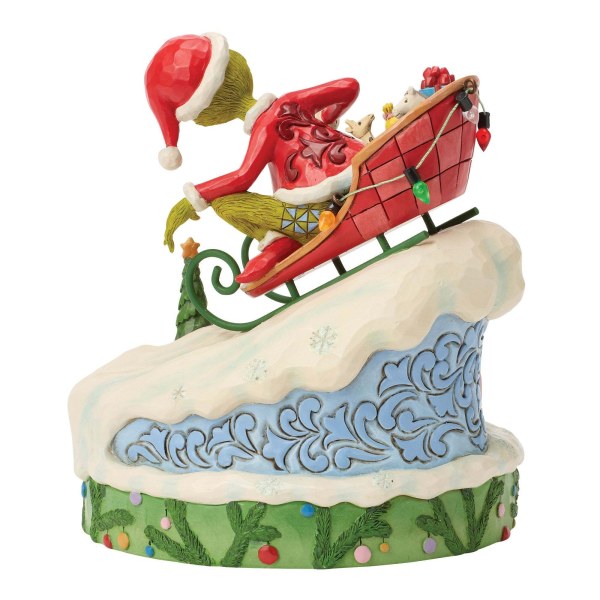 El Grinch en un trineo - JIM SHORE GRINCH