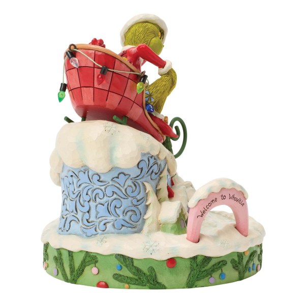 El Grinch en un trineo - JIM SHORE GRINCH