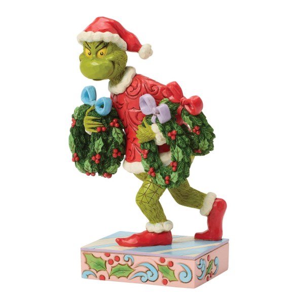 El Grinch robando coronas - JIM SHORE GRINCH