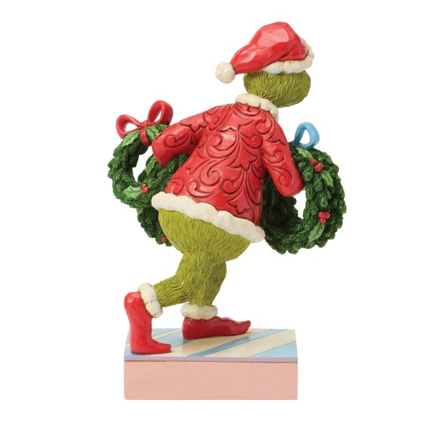 El Grinch robando coronas - JIM SHORE GRINCH