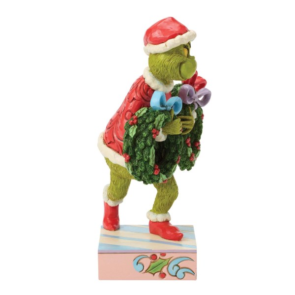 El Grinch robando coronas - JIM SHORE GRINCH
