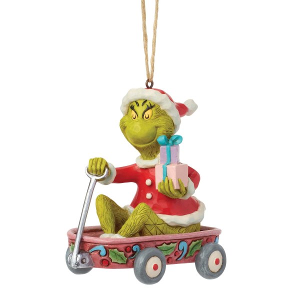 Adorno colgante de carro del Grinch - JIM SHORE GRINCH
