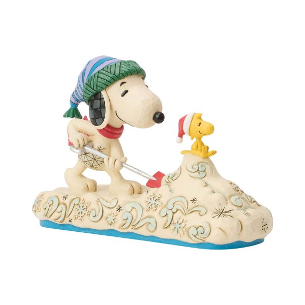 SNOOPY PALA NIEVE CON WOODSTOCK - PEANUTS