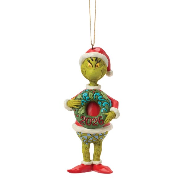Adorno colgante Grinch 2026 - JIM SHORE GRINCH