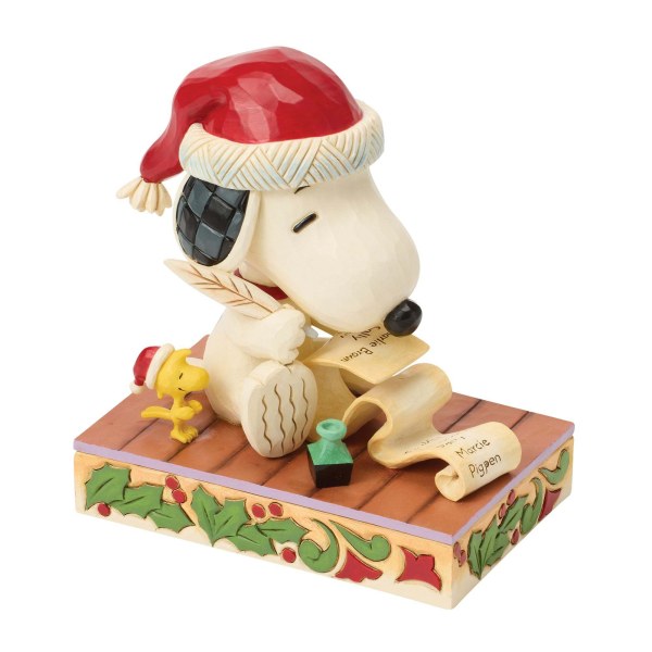 SNOOPY Y WOODSTOCK CON SU LISTA DE NAVIDAD - PEANUTS