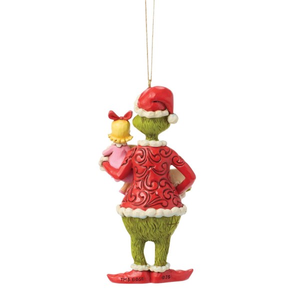Adorno colgante con el cartel de Ginch y Cindy Lou - JIM SHORE GRINCH