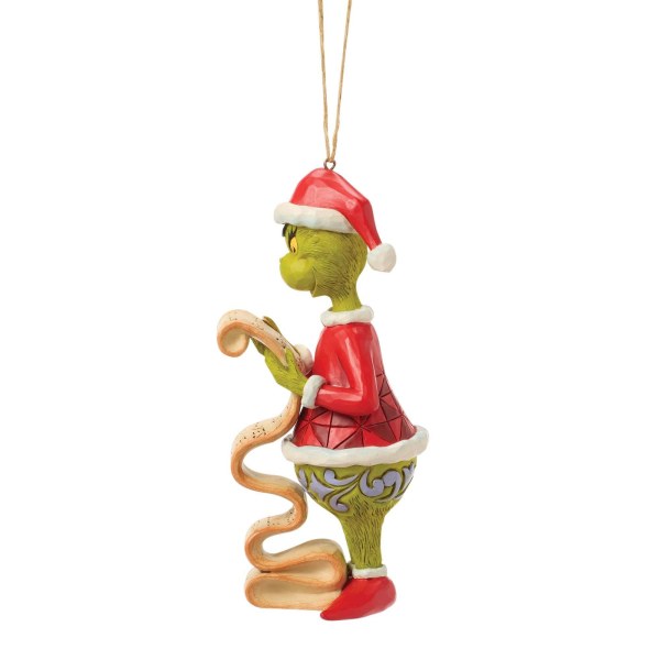 Adorno colgante con la lista del Grinch - JIM SHORE GRINCH