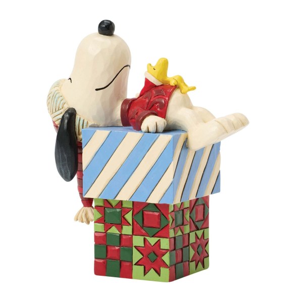 SNOOPY Y WOODSTOCK SIESTA EN LOS REGALOS - PEANUTS