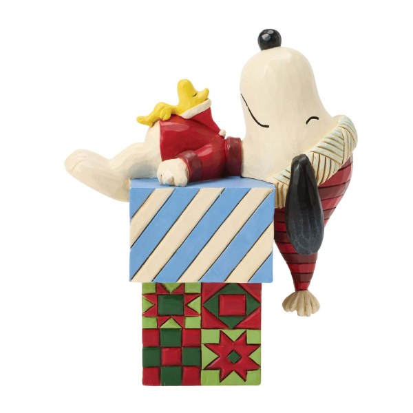 SNOOPY Y WOODSTOCK SIESTA EN LOS REGALOS - PEANUTS