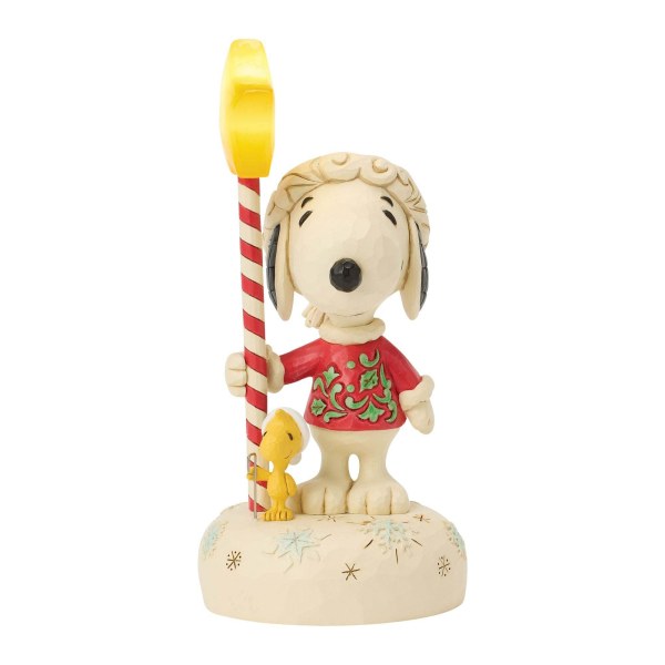 SNOOPY CON PERSONAJE DE ESTRELLA ILUMINADO - PEANUTS