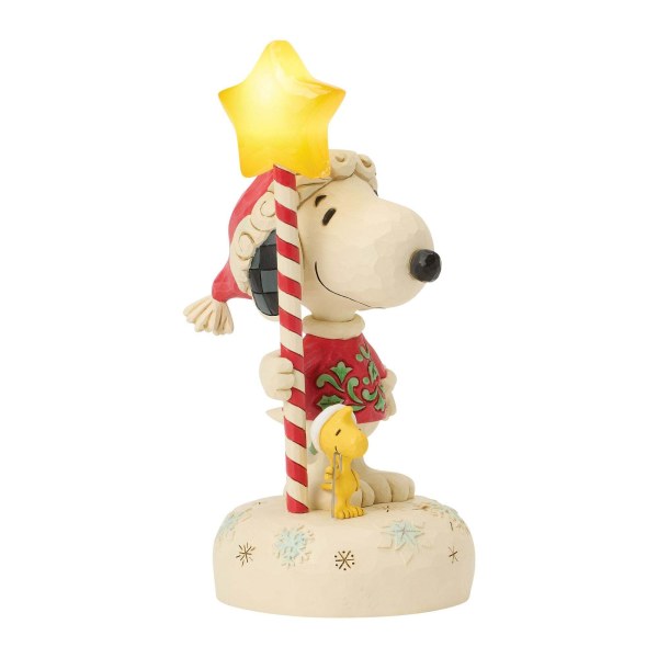 SNOOPY CON PERSONAJE DE ESTRELLA ILUMINADO - PEANUTS