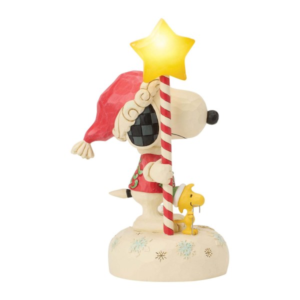 SNOOPY CON PERSONAJE DE ESTRELLA ILUMINADO - PEANUTS