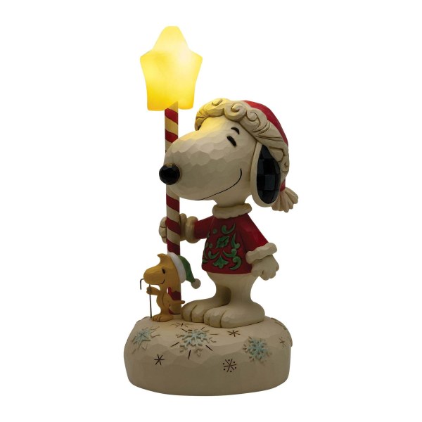 SNOOPY CON PERSONAJE DE ESTRELLA ILUMINADO - PEANUTS